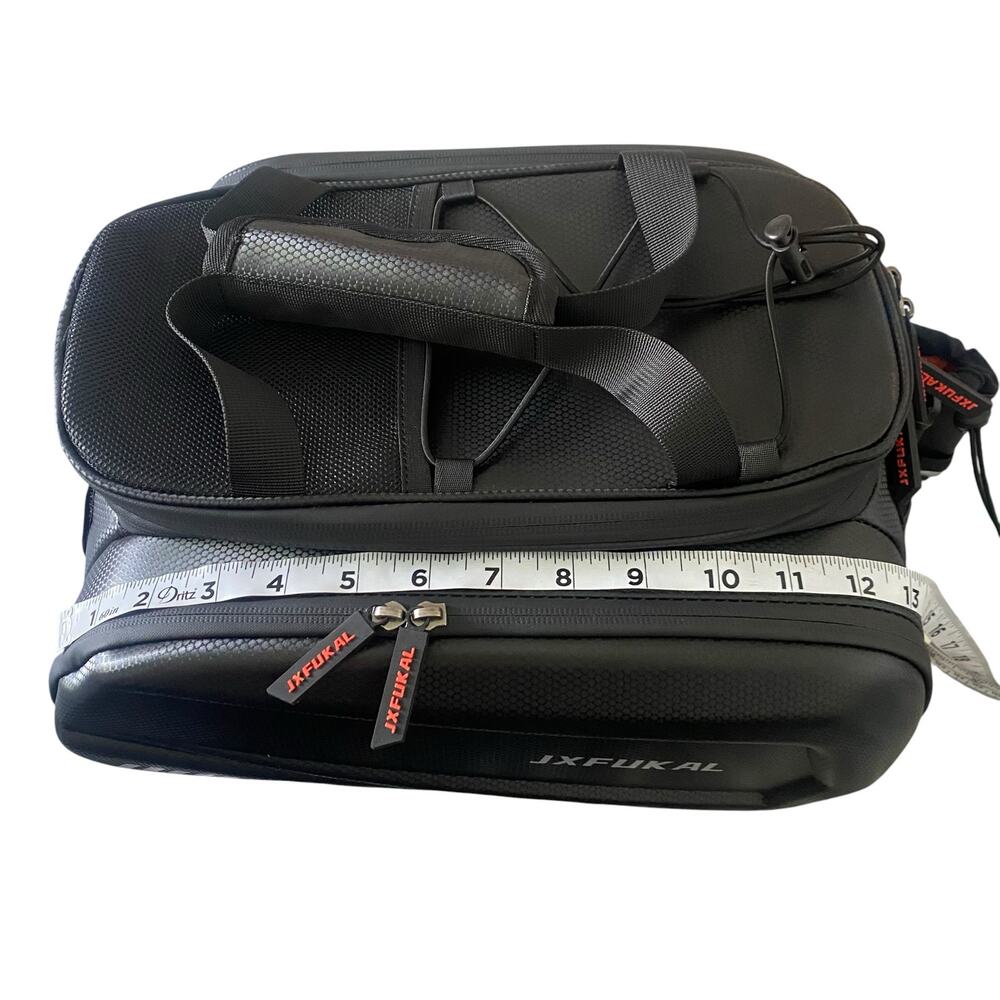 Hard Shell Waterproof Bike Bag for Rear Rack Reflector Rain Cover Shoulder Strap - Picture 12 of 16
